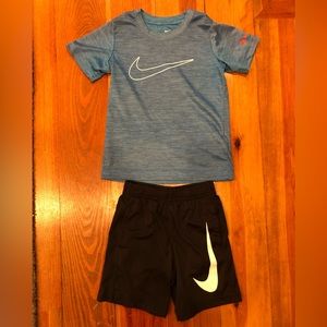 Boys Nike Dri-Fit size 6 shorts and shirt set